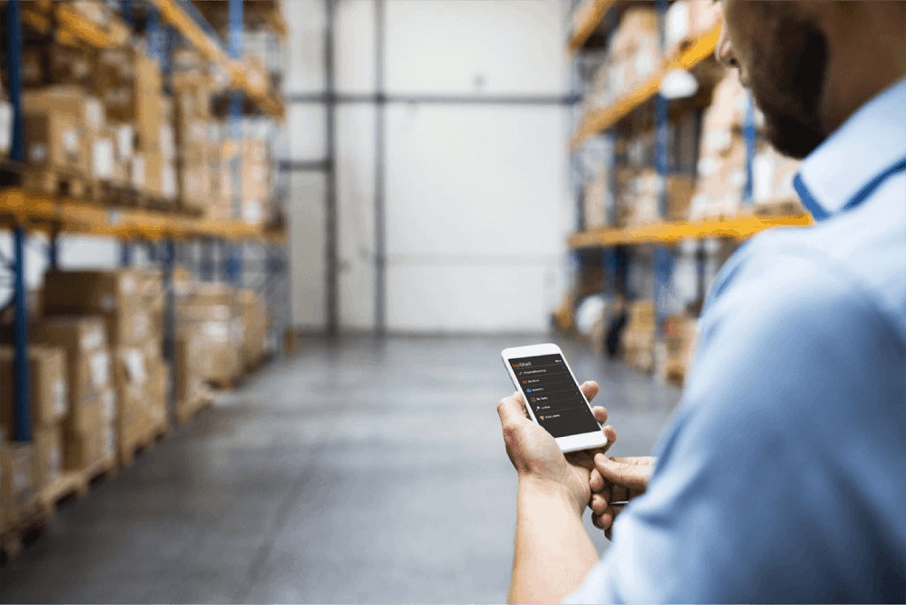 Barcode inventory management from mobile