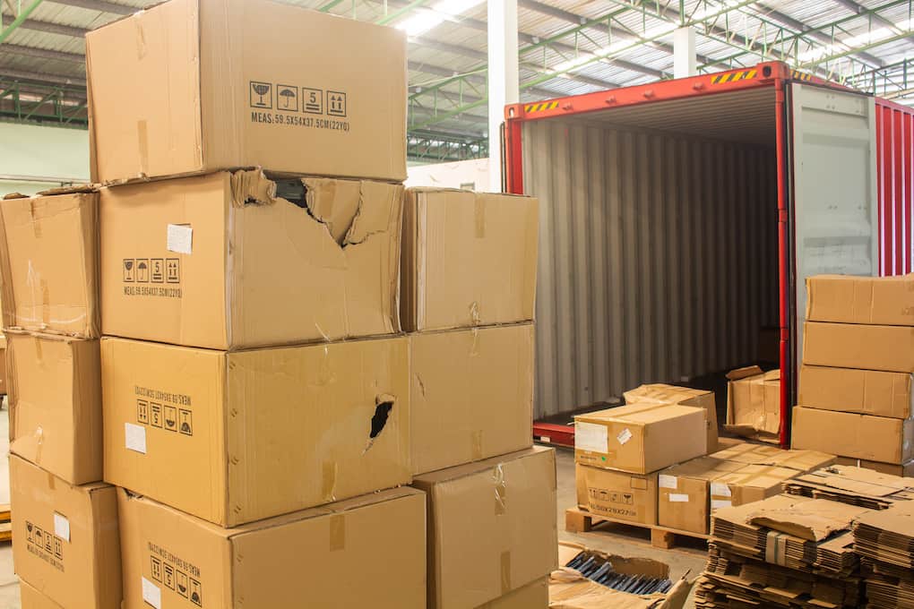 damaged goods managed by an inventory tracking system