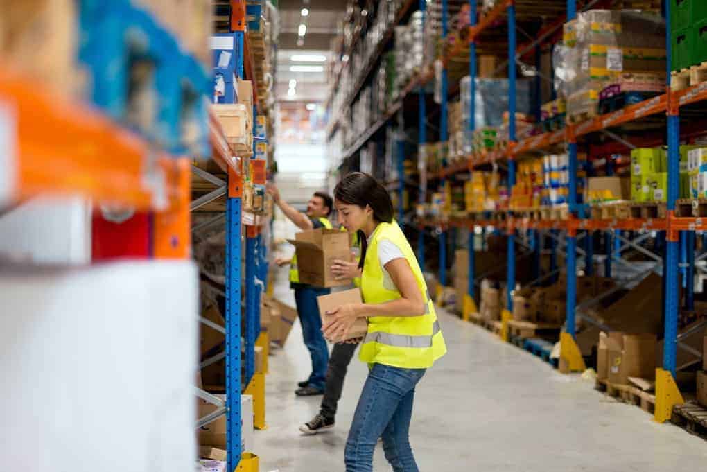 worker warehouse picking; lean warehousing