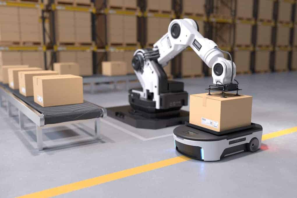 a look at warehouse technology; auto picking robot 